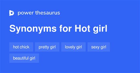 synonyms for hot girl